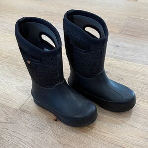 Bogs Black Kids Rain & Snow Boots